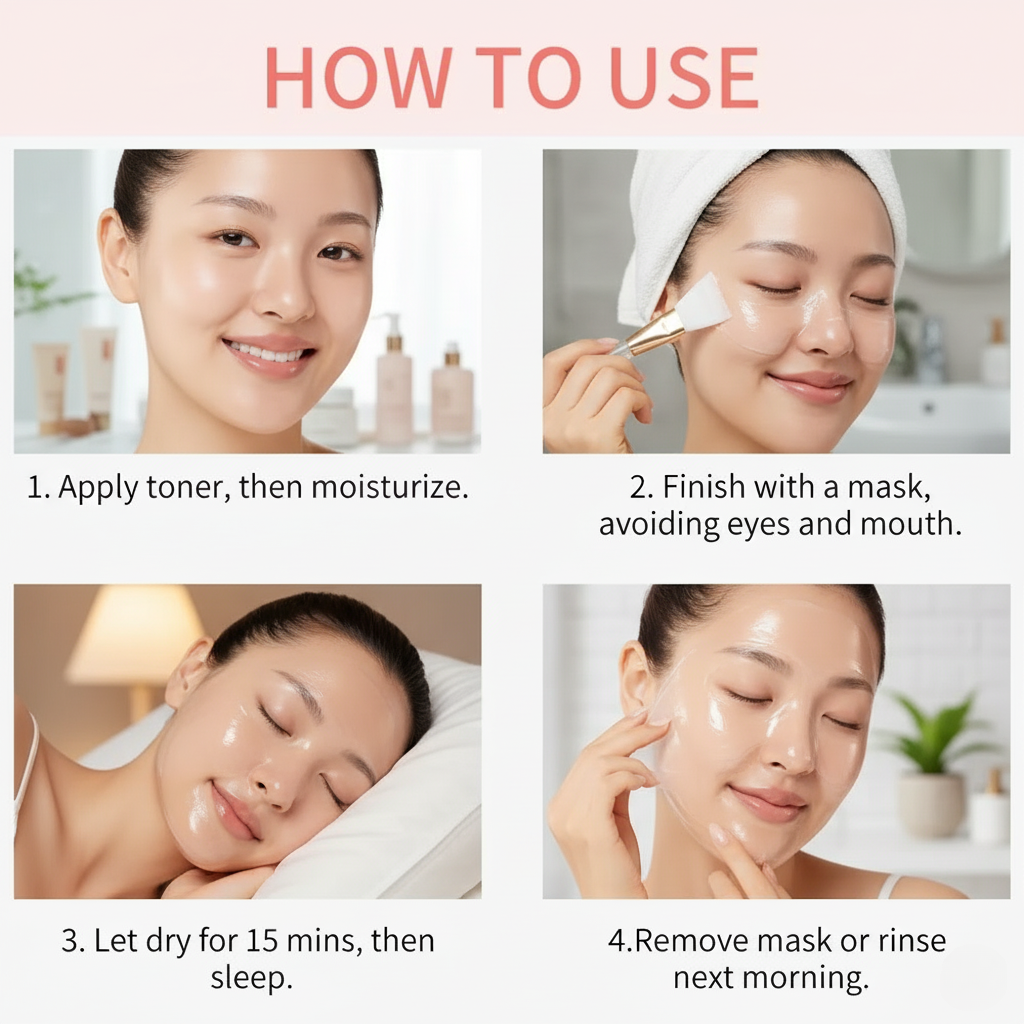 Collagen Night Wrapping Mask Nympha-E